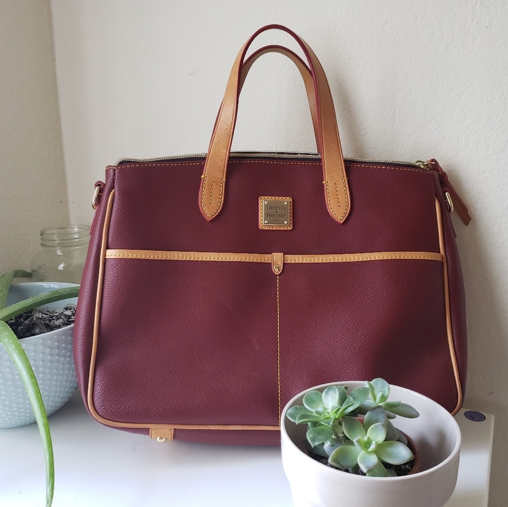 Dooney and Bourke Dark Red Handbag